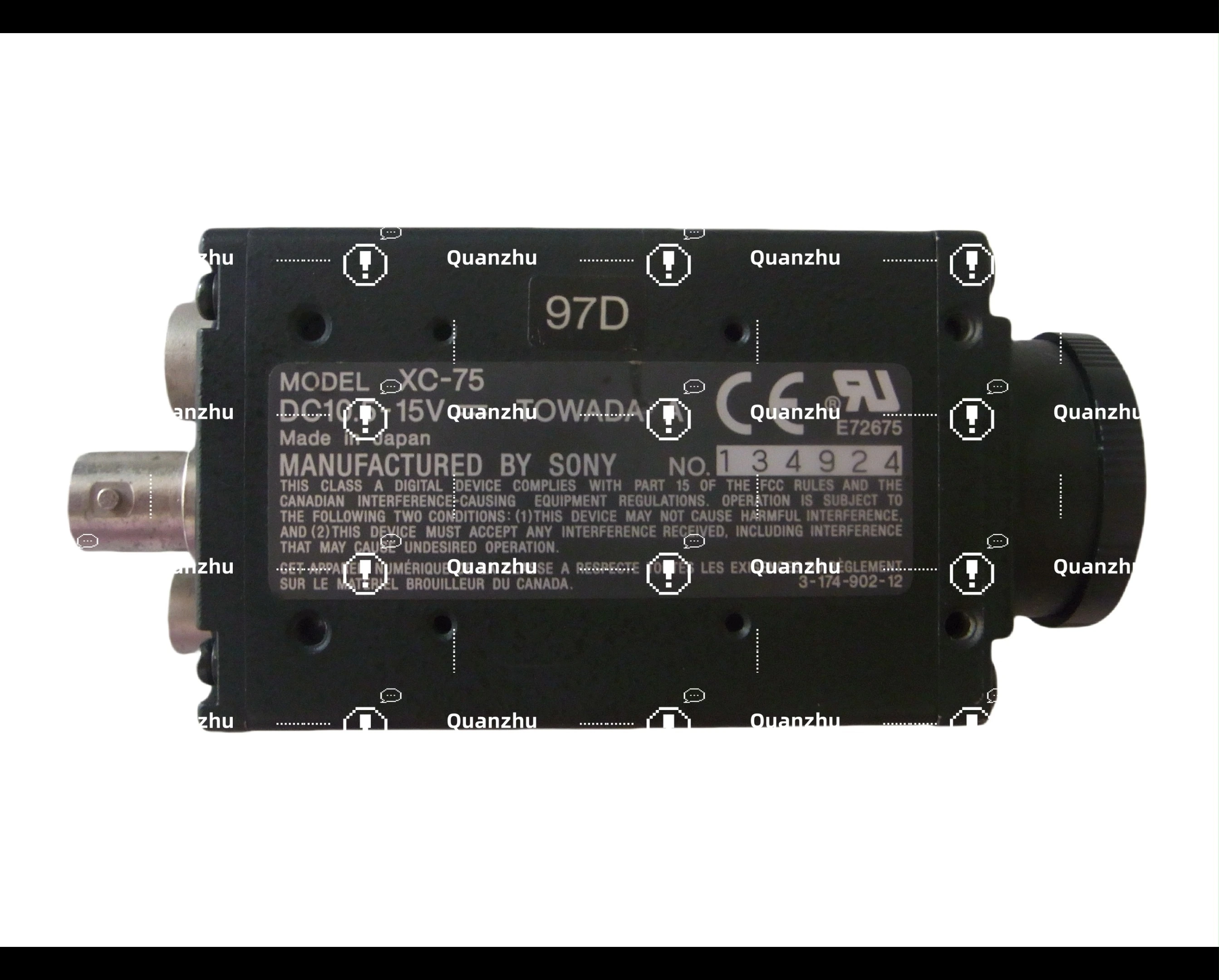 Modul Penglihatan Asal Kamera SMT Samsung XC-75 untuk Mesin Pilih dan Tempat 1