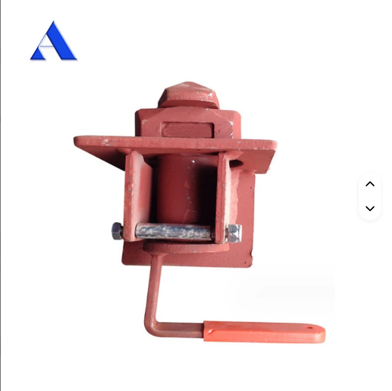 Heavy Duty Container Semi Trailer with Twist Lock Bpw Axle Mongolia Trailer Jost Container Twist Lock 1
