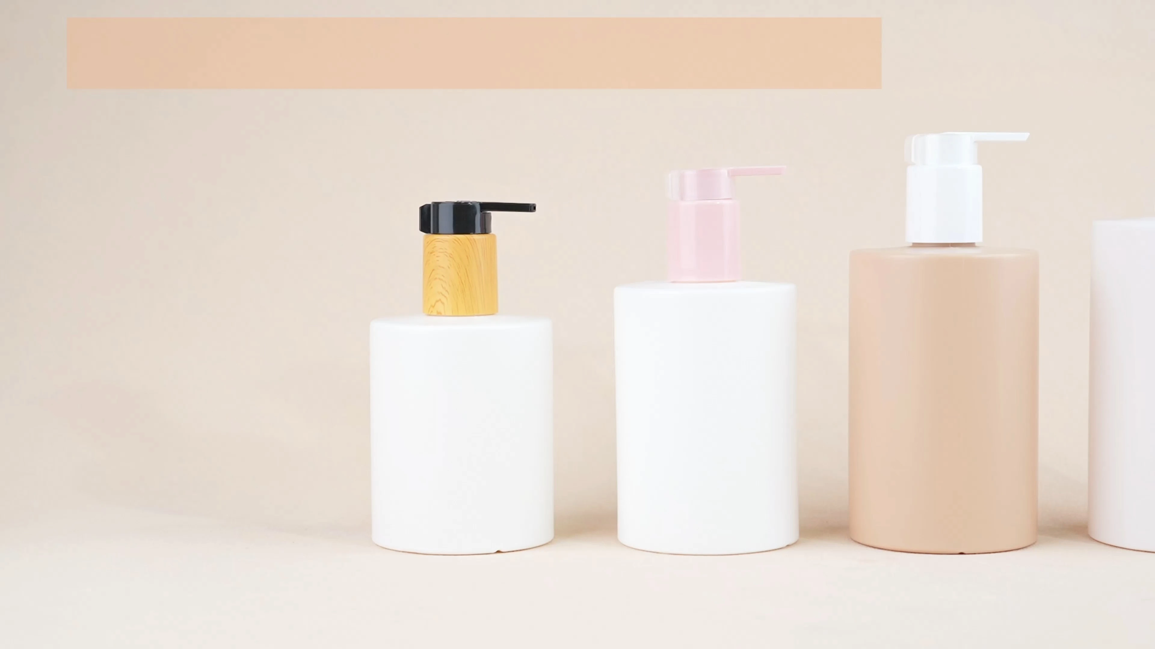 Flaconi di shampoo vuoti di lusso in HDPE con pompa | 250 ml, 300 ml, 350 ml, 450 ml | Per bagnoschiuma, lozione & Ricariche di sapone per le mani MIGLIORI-70860 1