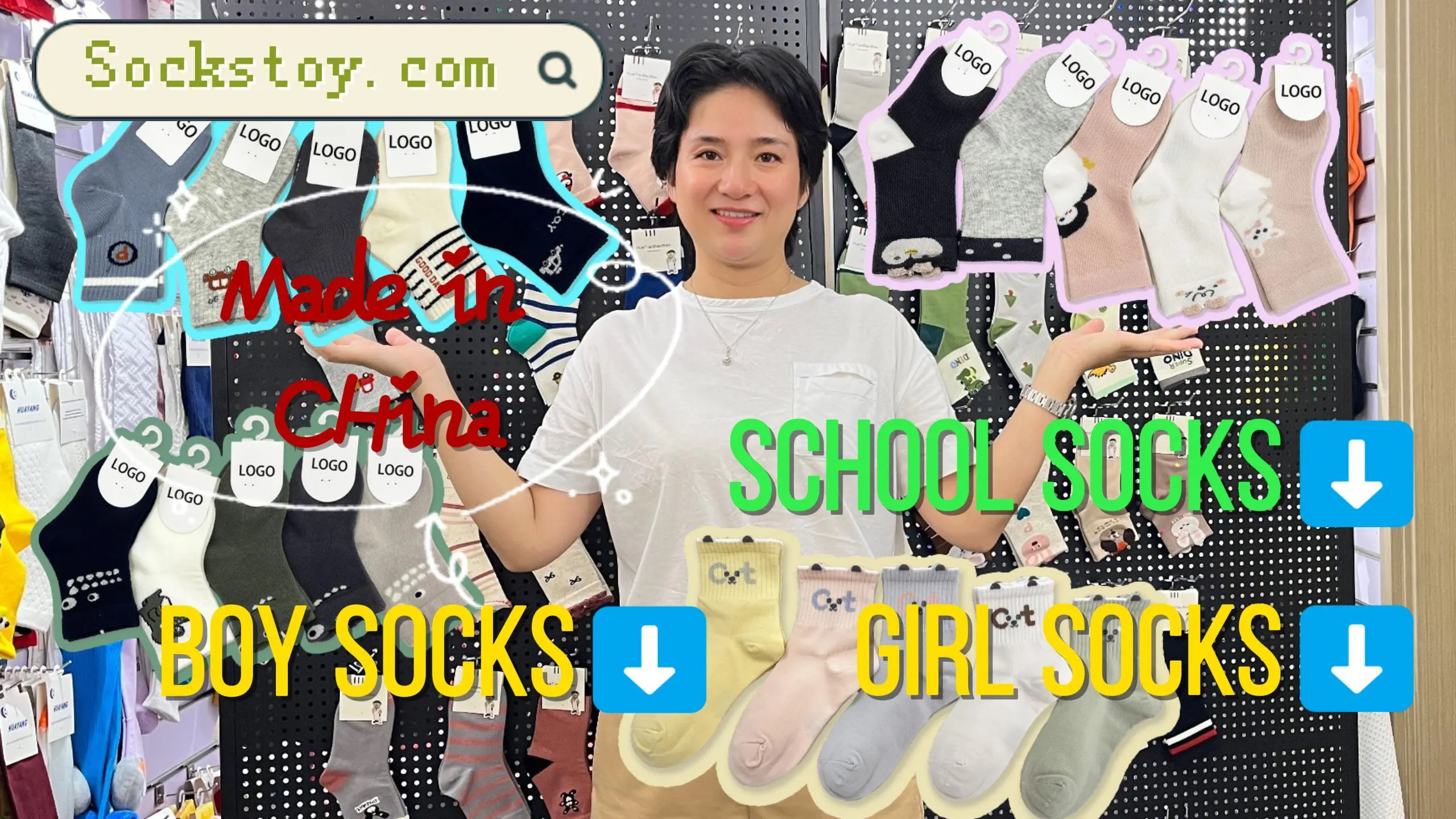 Custom Children Boy Knitting Socks High Quality Factory Wholesale Kids Socks HYC-099 1