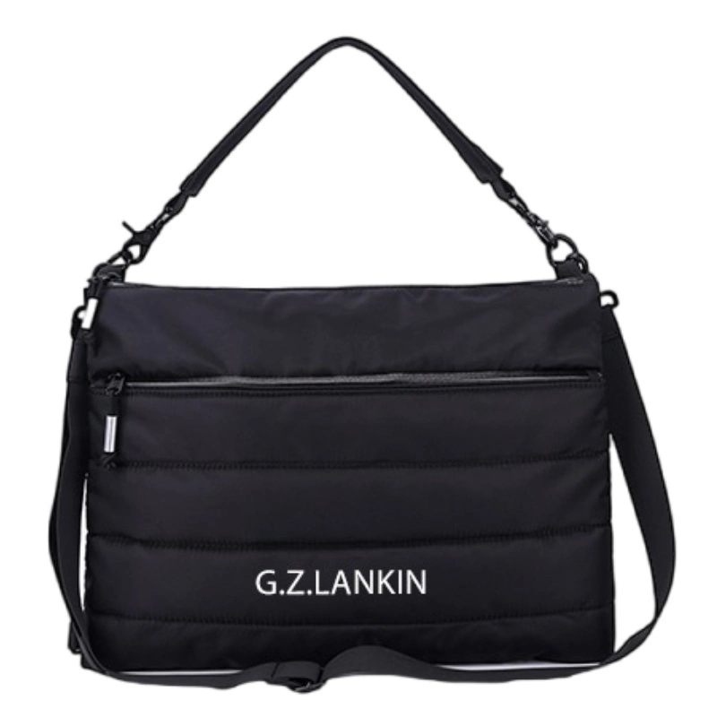 Bolso bandolera de nailon para ordenador LANKIN, ideal para llevar al hombro y para desplazamientos. 1