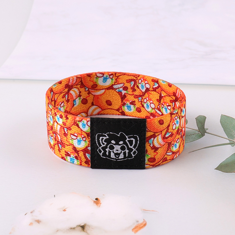 Custom Design  Elastic Wristband Reversable RFID NFC Bracelet Elastic Wrist Band 5