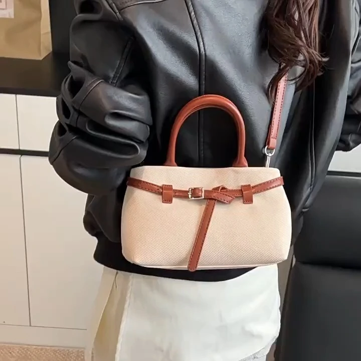 Borsa tote alla moda retrò, nuova borsa alla moda di grande capacità, borsa a tracolla versatile e casual 1