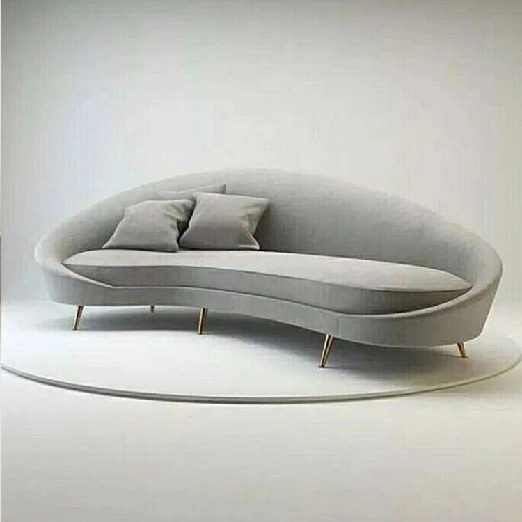 Italian fabric sofa, modern and minimalist design, villa shopping mall, hotel reception sofa 1