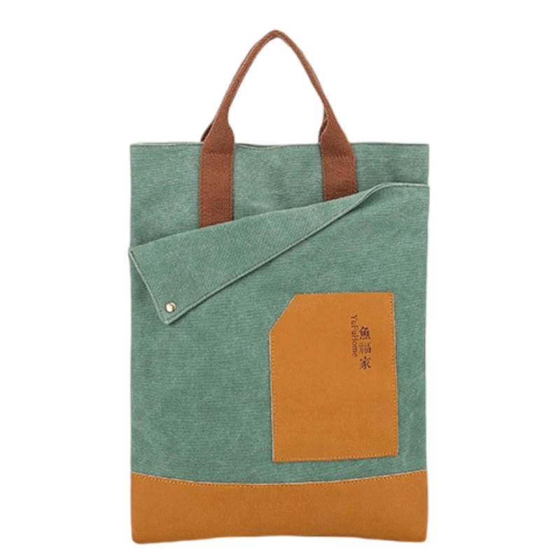 Bolso de mano de lona de poliéster LANKIN con costuras de gran capacidad para todo 1