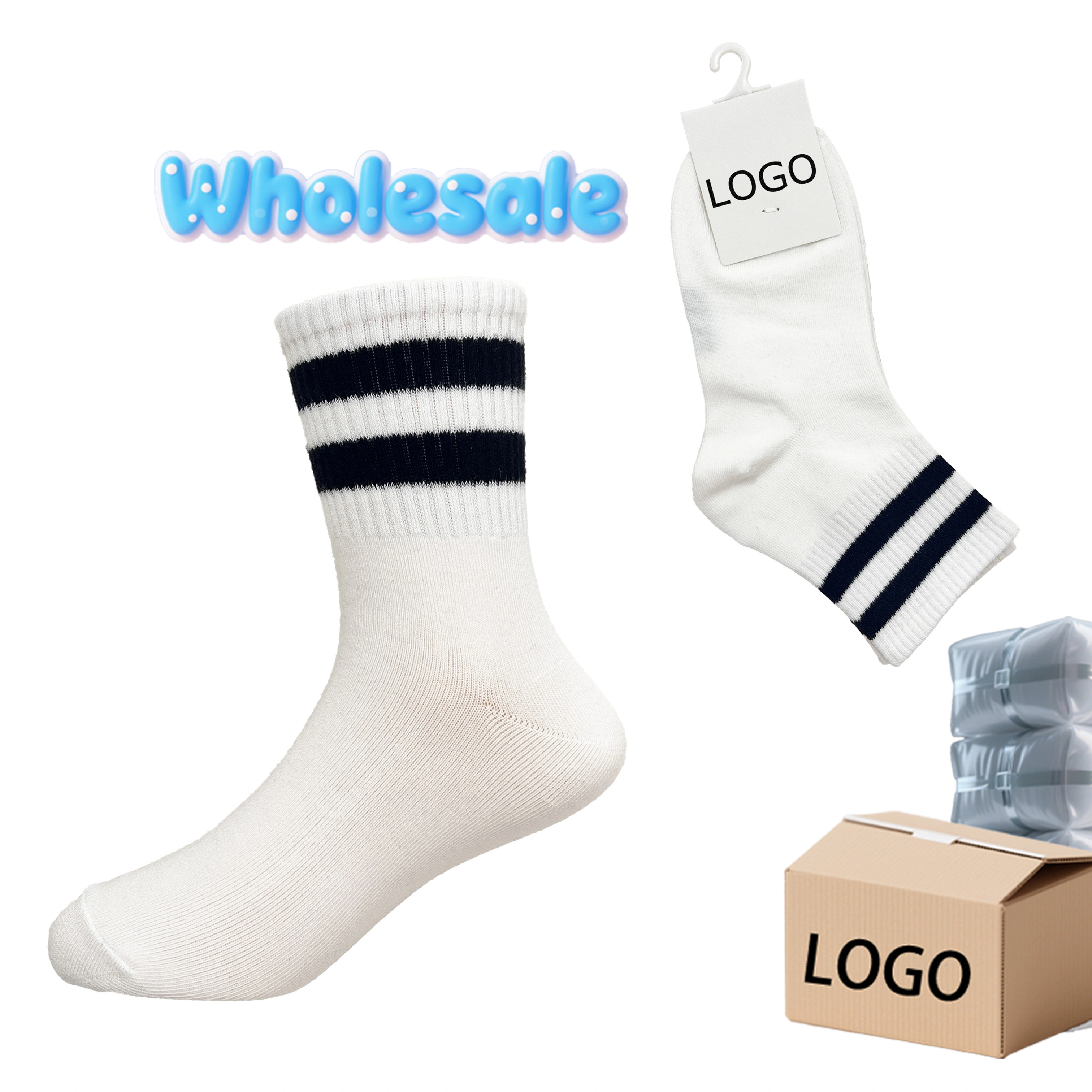 Custom Children Knitting Socks Wholesale High Quality Anti-Pilling School Socks Breathable HYC-100 1