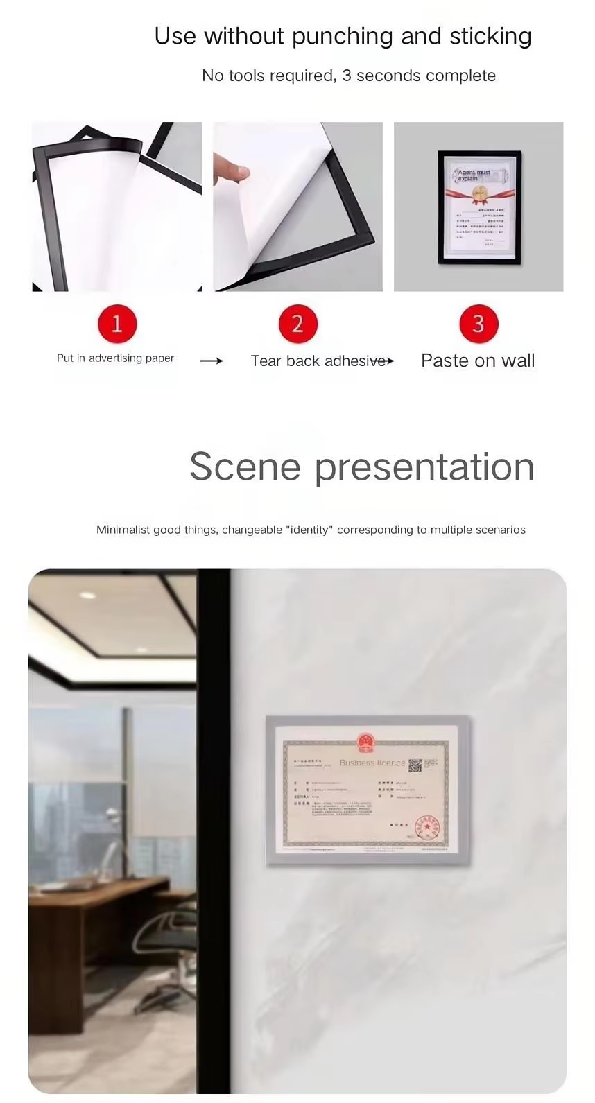 Custom Size Soft Rubber Magnet Photo Frame with Welding Processing Service 3