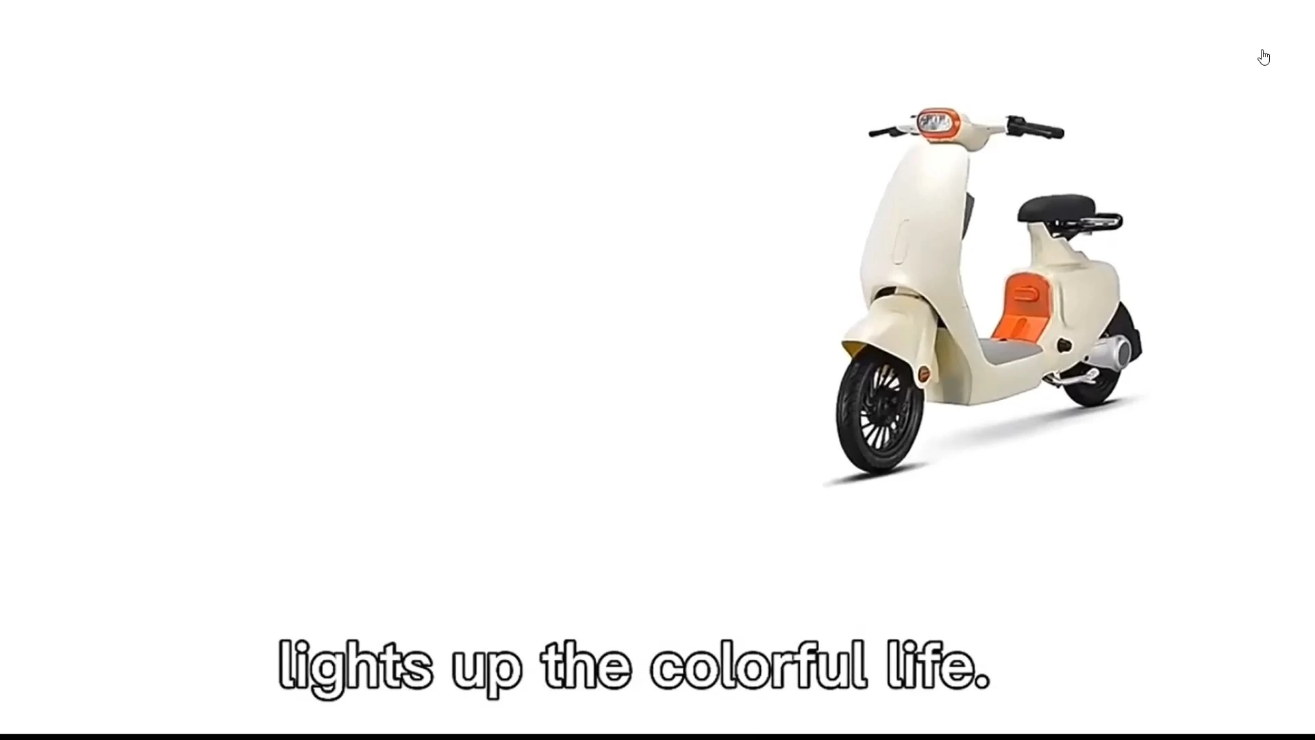 2024 Lovely Fruit Color 500W Power Electric Scooter New Urban Mobility 48V12a for Couples with 2 Seats Female-Friendly 1