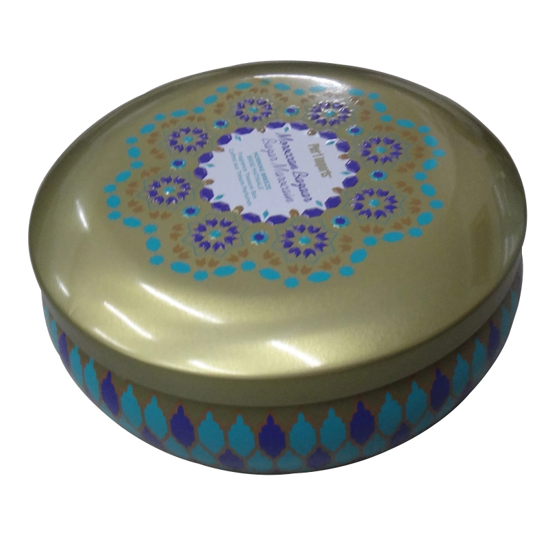 Citronella Candle Tin Big Belly Can Round Shape Metal Packaging 1