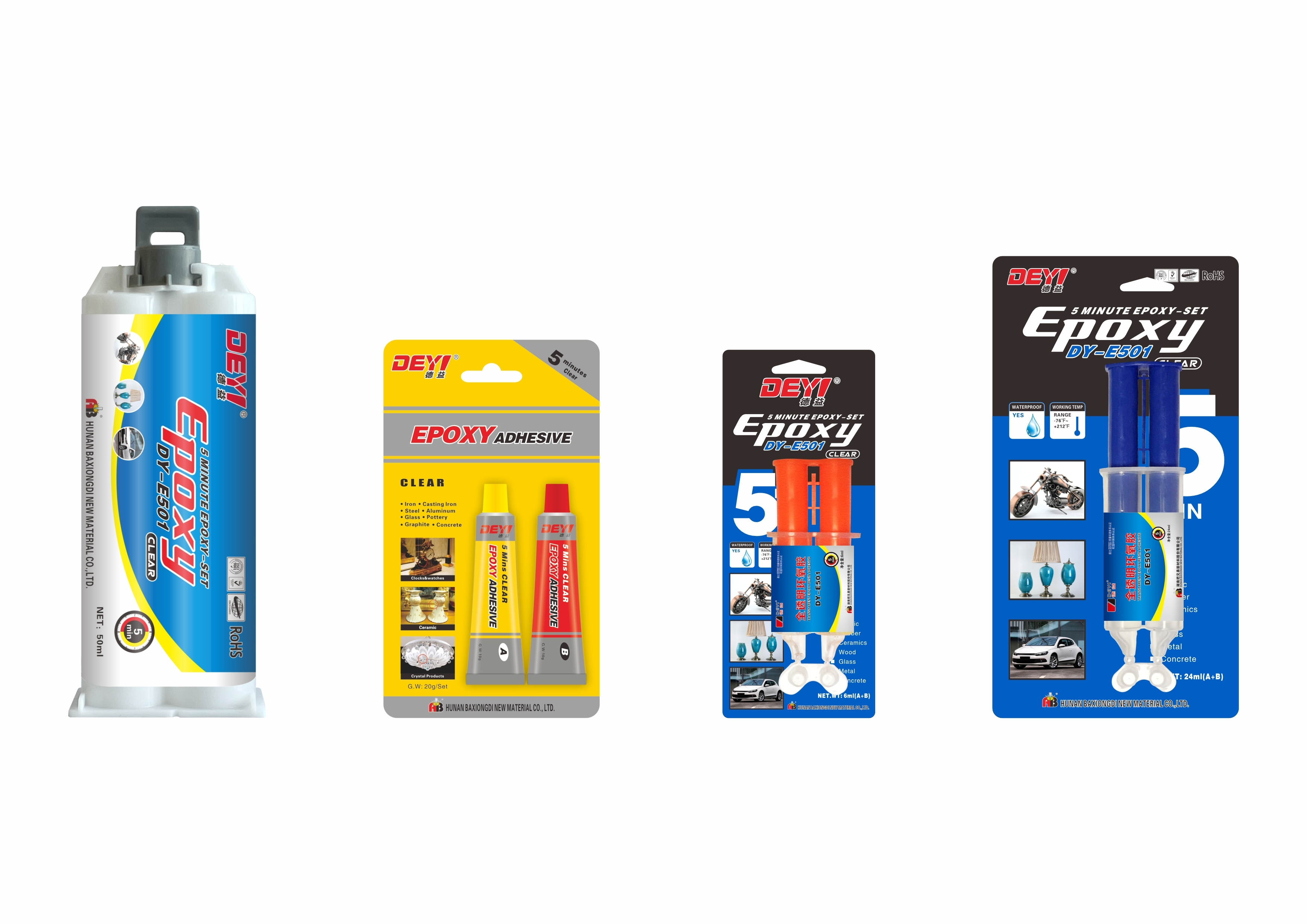 Chemical Industry Epoxy Adhesive Epoxy Resin Kit Curing Time 5 Minutes 1