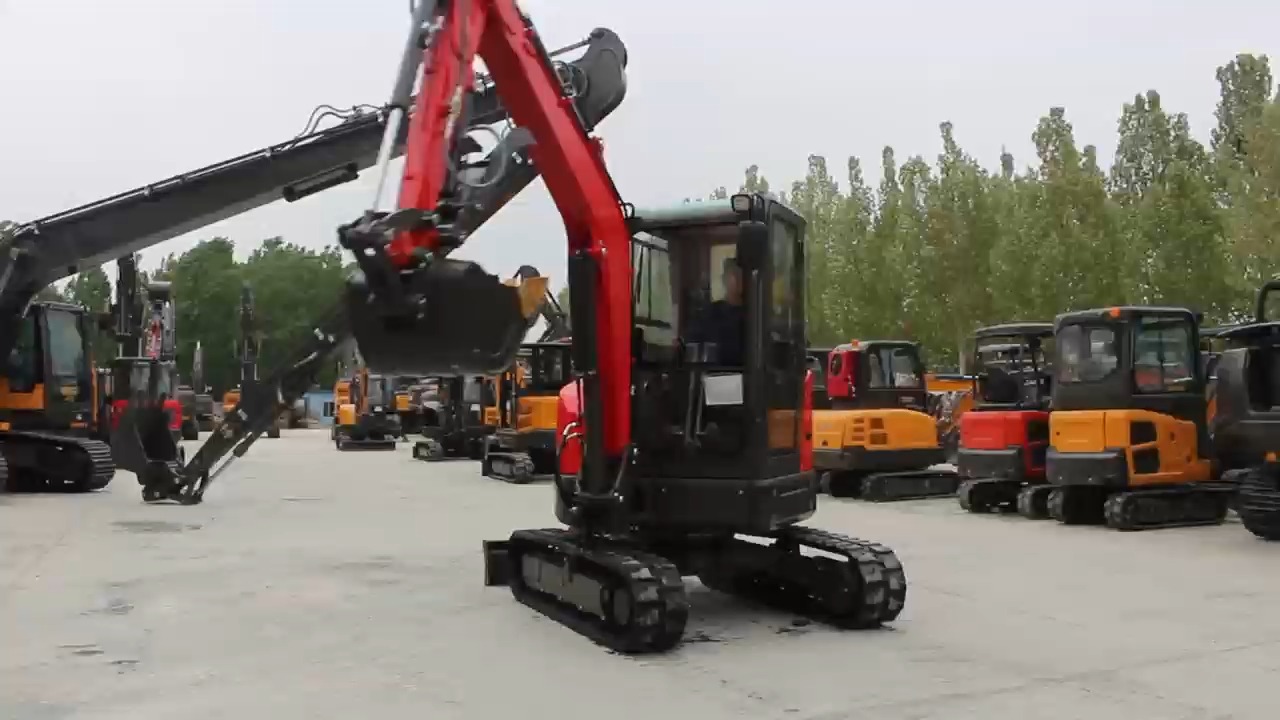 Global Delivery Excavator FW40 4 ton Mini Crawler Excavator with High Quality 1