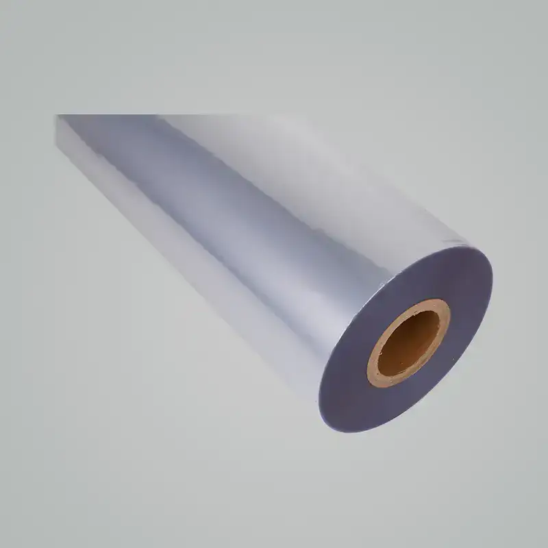 60mic-75mic Transaprent Cast PVC Shrink Film For Bottle Capsule DGN313 1