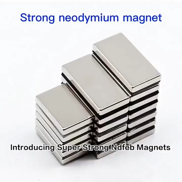 N52 Neodym-Magnete, selbstklebende Platten, rechteckige Materialien aus seltenen Erden 1