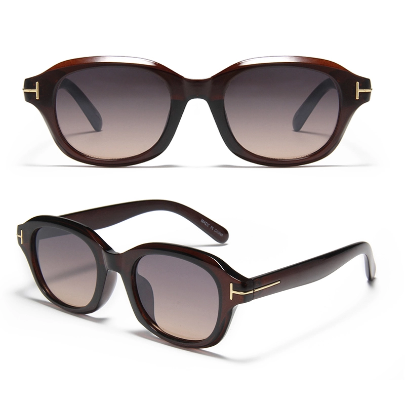 S66195 New Wholesale High Quality Hot Oval Sunglasses Simple Designer Style Shades Unisex 1