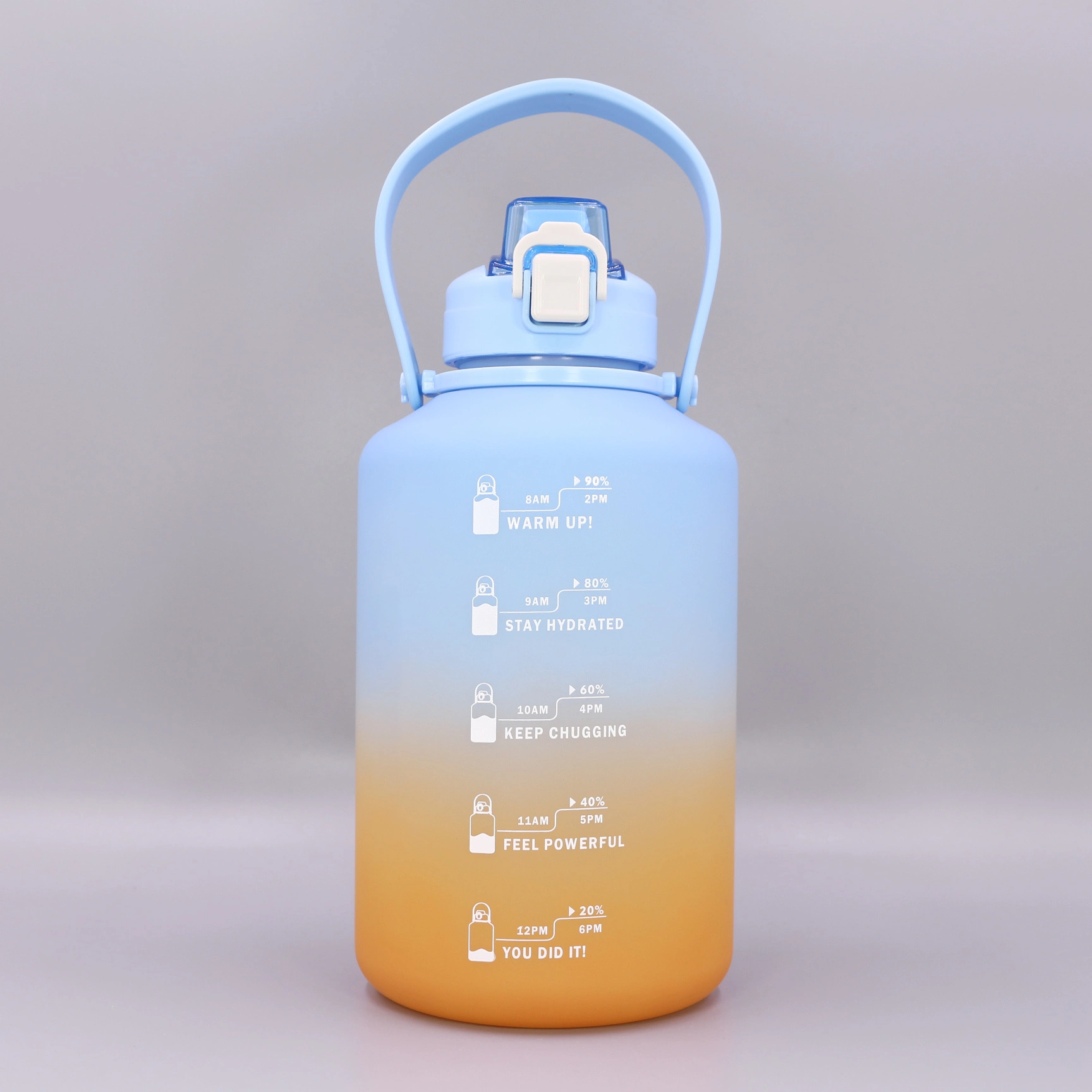 2000ml custom water bottle with handle plastic jug used for travel camping 1