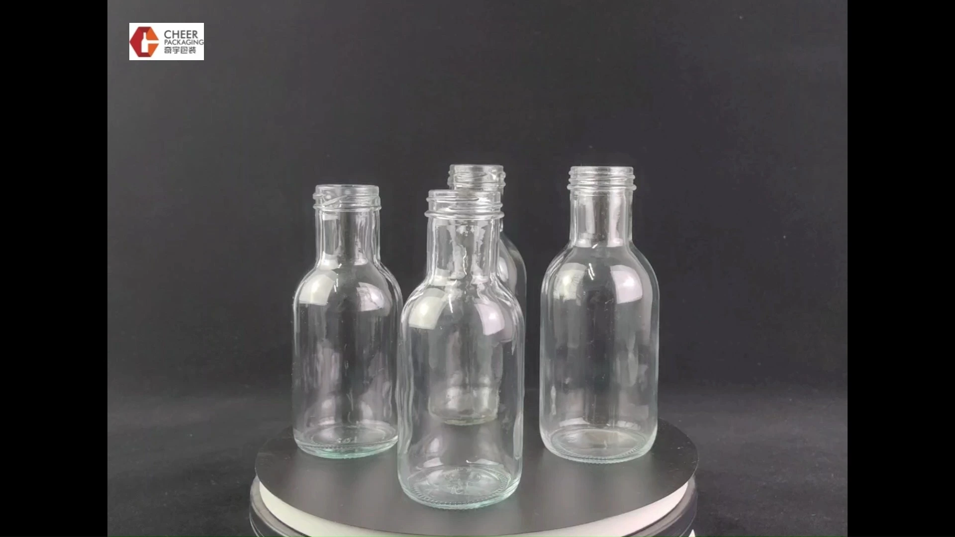 250ml high clear glass beverage bottle 1