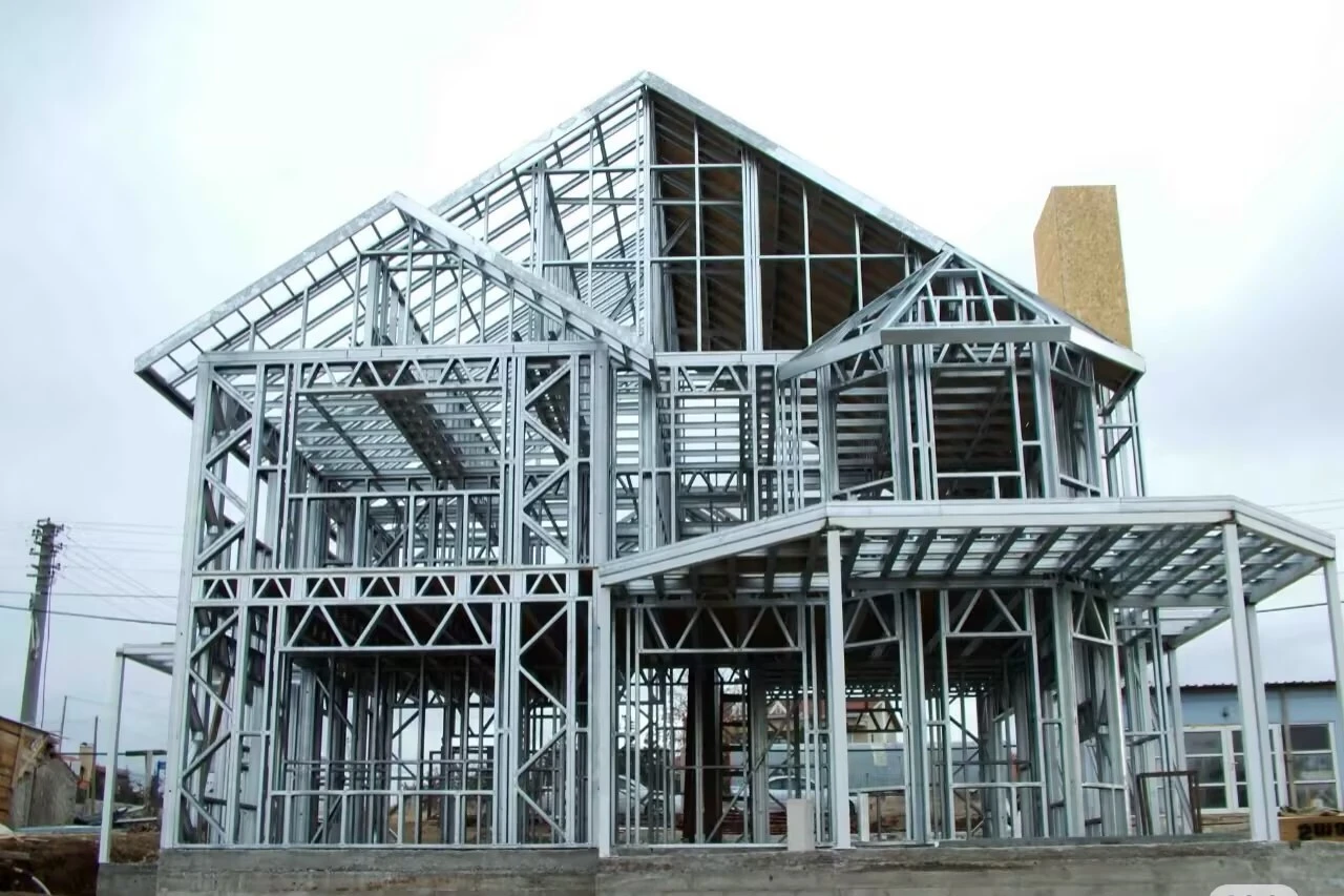Modern prefabricated steel structure exhibition building for hotels, aircraft hangars, villas, etc. 1
