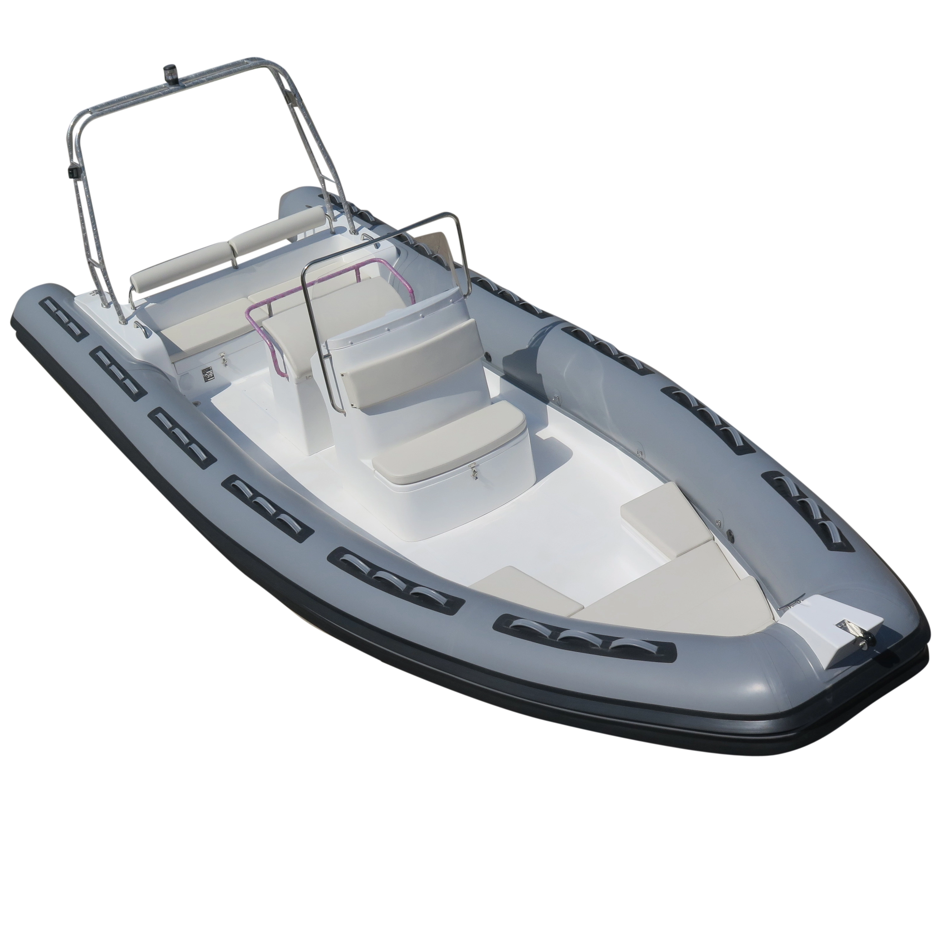 Goboat 25ft Luxury Sport Yacht 750cm Long CE Center Console Rowing Rib Boat Rigid Inflatable Sports Entertainment 1