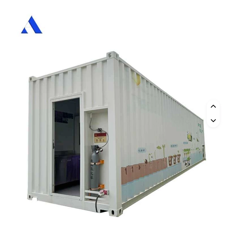40ft High Cube Refrigerator Reefer Planting Container Farm for Vegetable Mushroom Growing 1