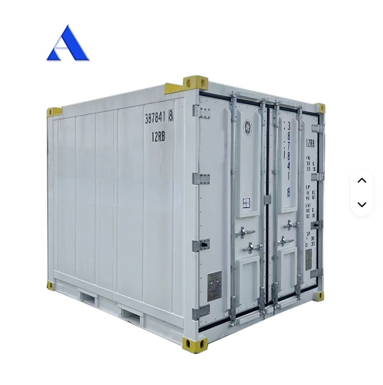 DNV2.7-1 & EN12079 Standard 10 Feet 10ft Dual Temperature Chiller Offshore Reefer Container With Aluminium T-Bar Floor 1