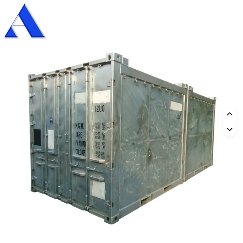 DNV 2.7-1 Standard Hot Dip Galvanized 10ft 10 ft Hard Open Top Offshore Container for Offshore Oil and Gas Platform 1