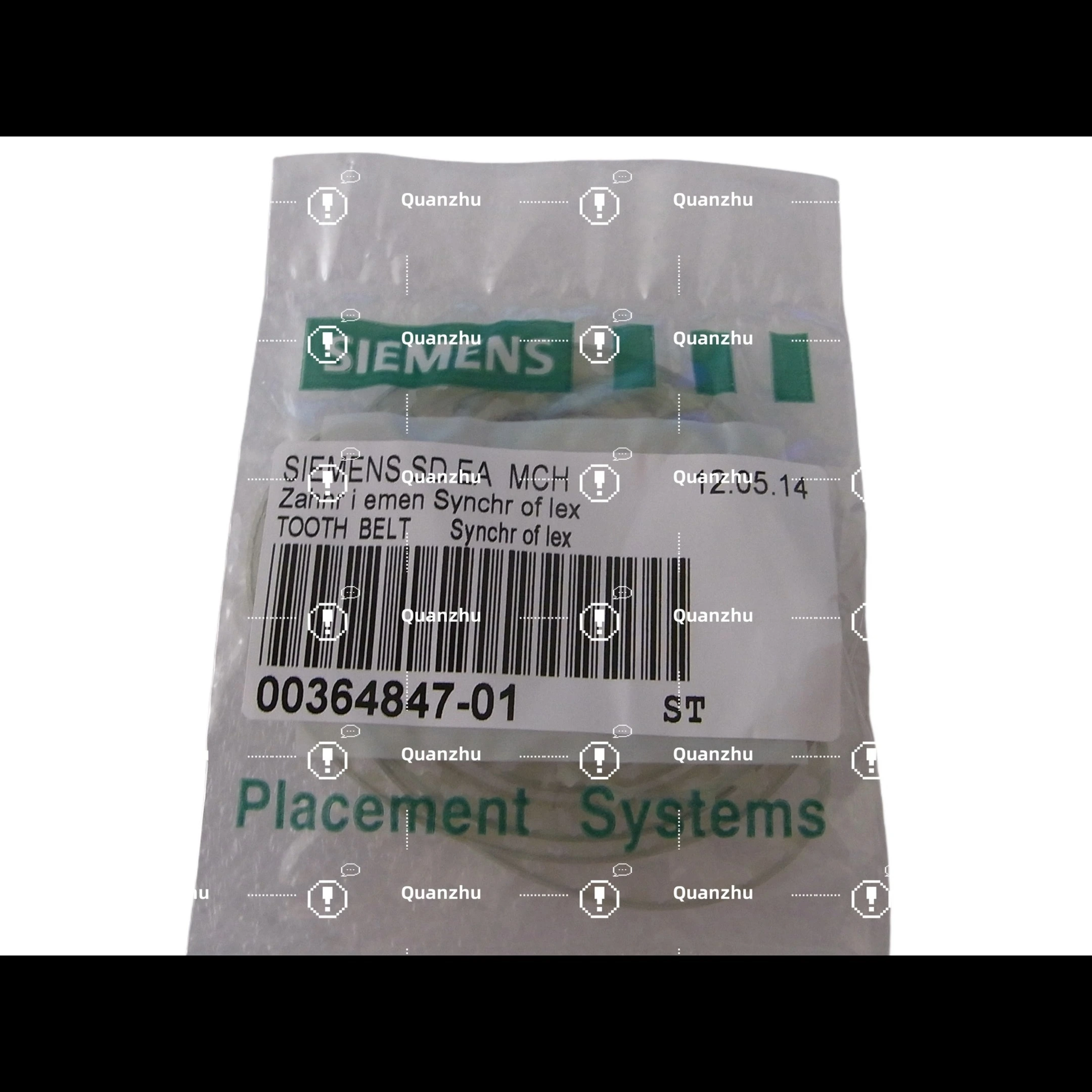 Accesorios Siemens 00364847S01 Synchroflex T5 2.5 1160 Correa dentada para máquina SMT 1