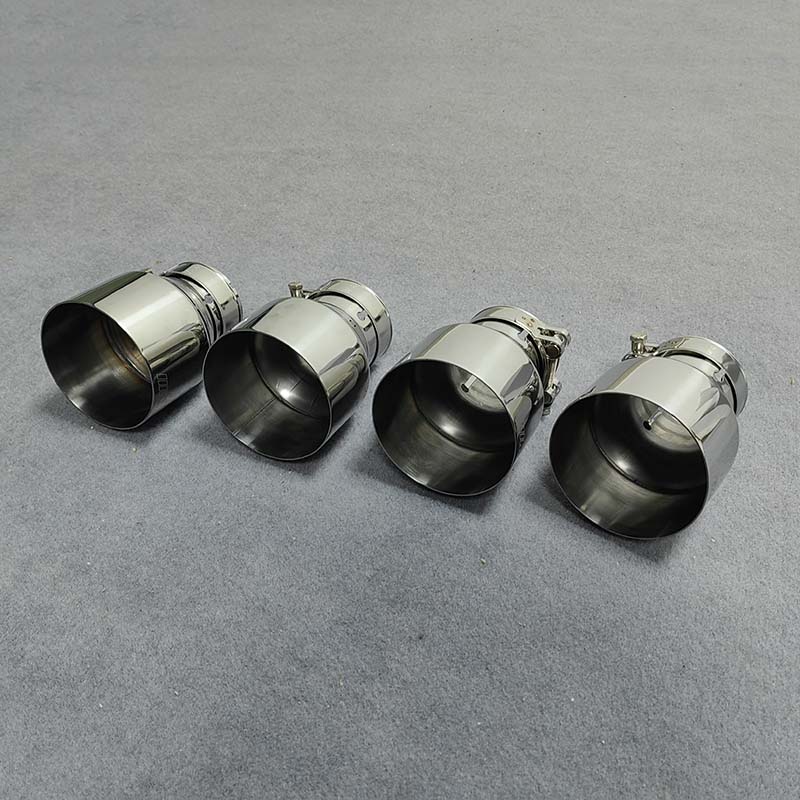 SILVER Exhaust Pipe Muffler Tip For BMW M2 M3 M4 M5 M6 2