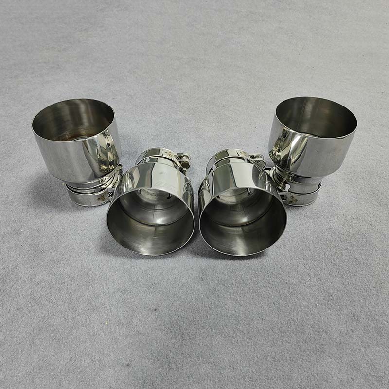 SILVER Exhaust Pipe Muffler Tip For BMW M2 M3 M4 M5 M6 1