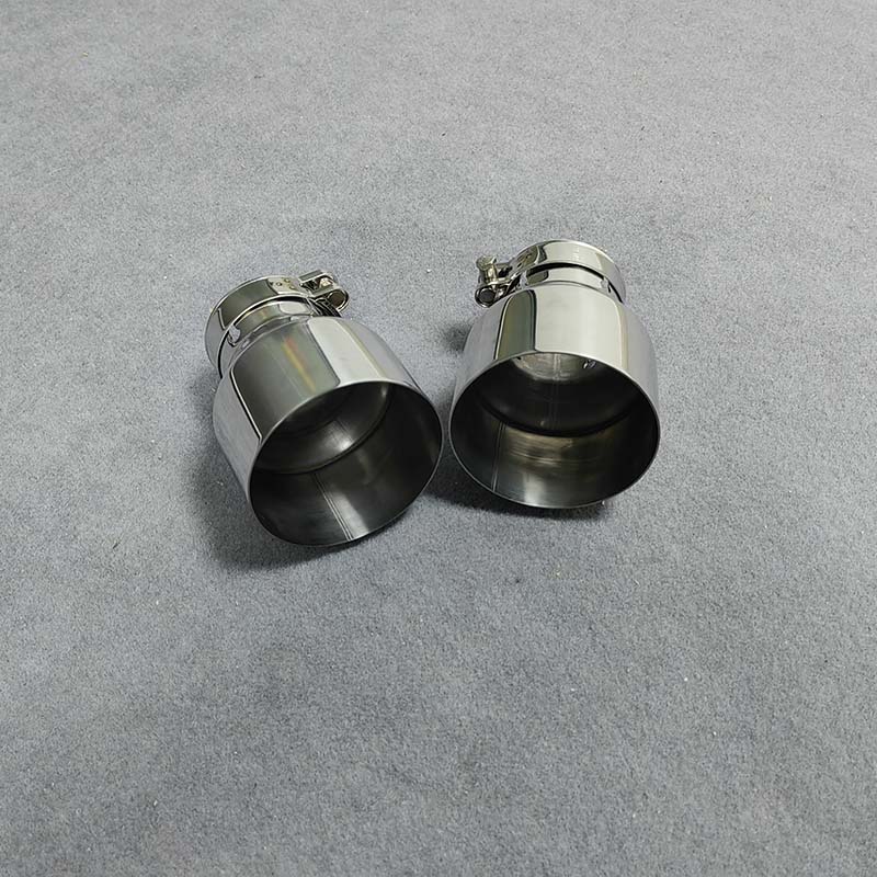 SILVER Exhaust Pipe Muffler Tip For BMW M2 M3 M4 M5 M6 3