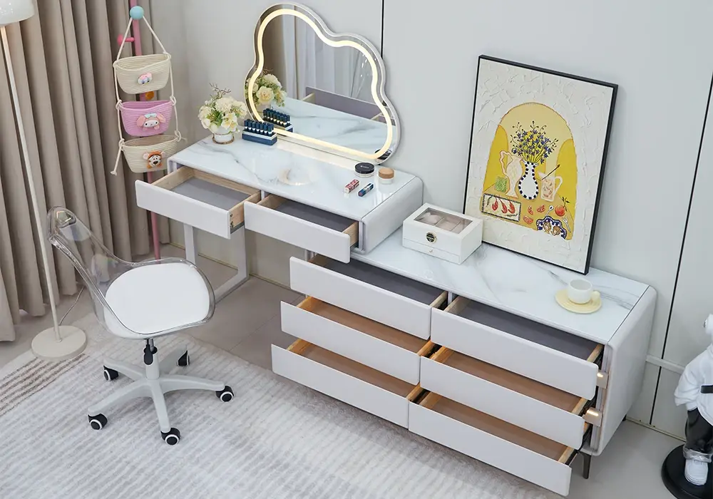 Wooden Makeup Dresser by Yifan Furniture 2