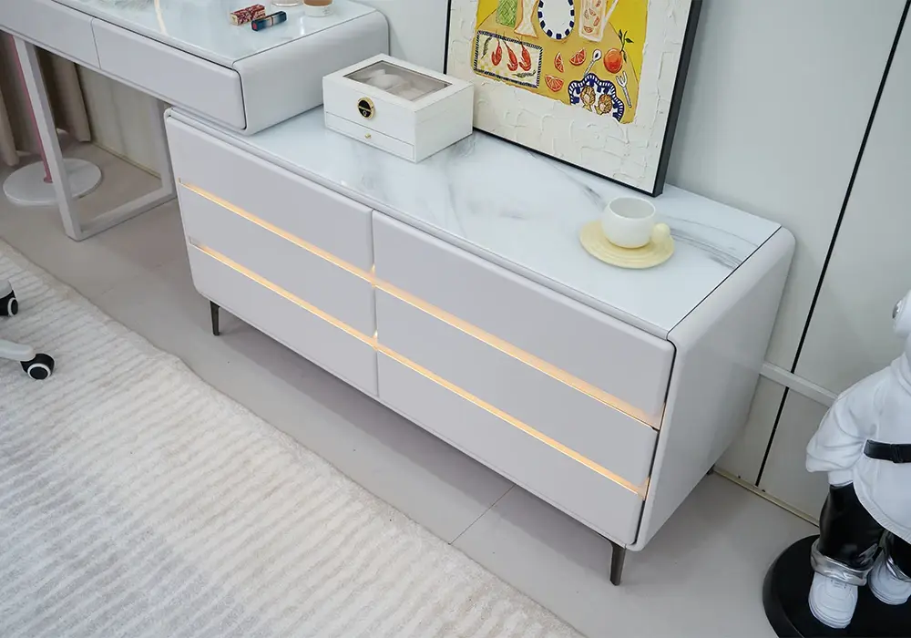 Wooden Makeup Dresser by Yifan Furniture 4