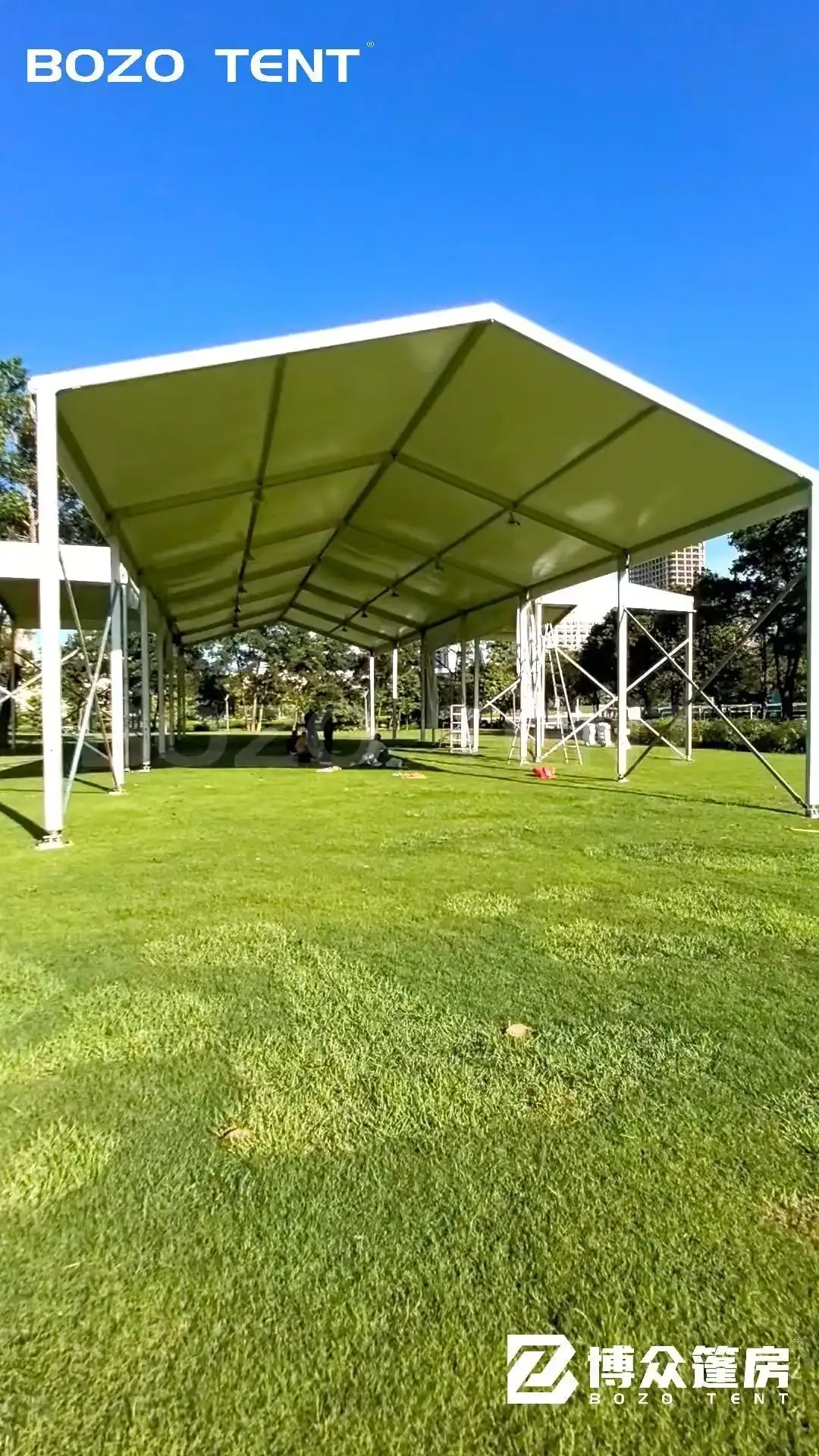 Bozo 10x30m Outdoor Event Tent With 20x10m Extensions For Lawn Activities 1