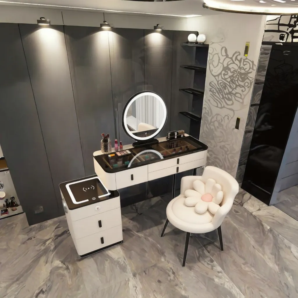 Gold Metal Dressing Table Metal Dressing Table Wholesale - Yifan Furniture 2