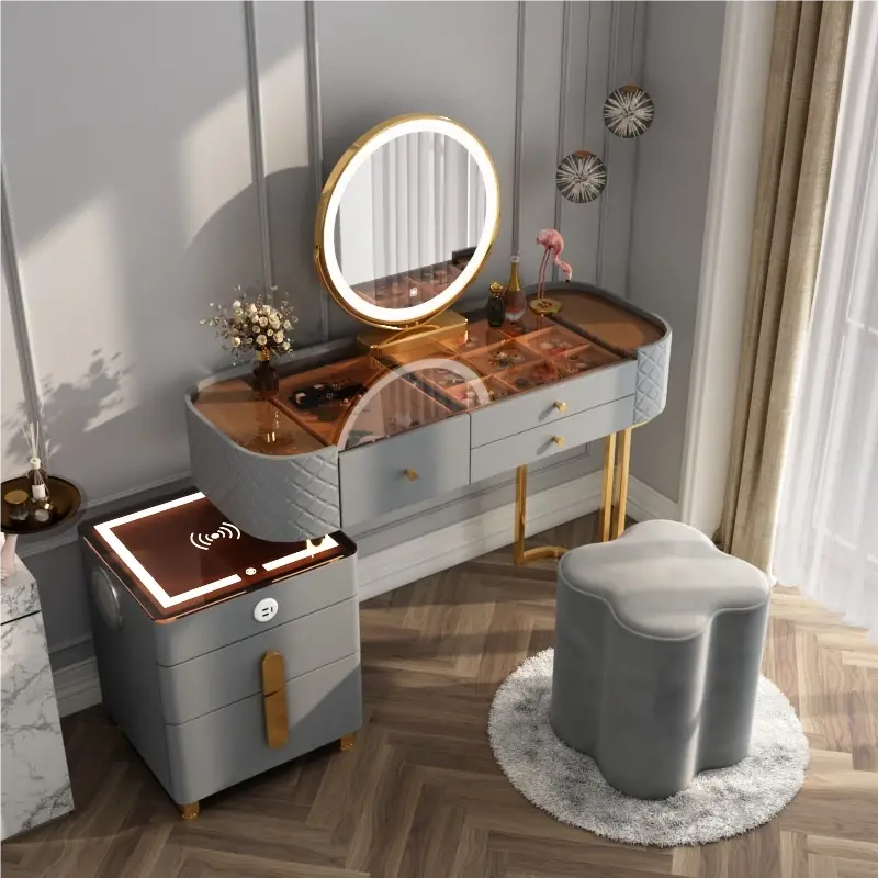 Gold Metal Dressing Table Metal Dressing Table Wholesale - Yifan Furniture 3