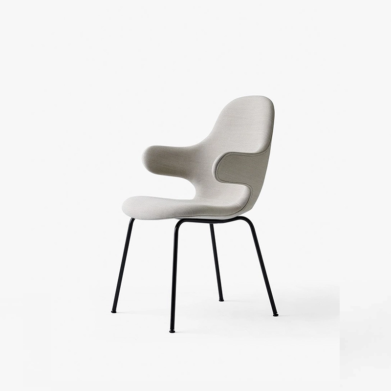 Modern designer style minimalist lightweight single fabric leisure chair with unique shape, suitable for hands-free working 1