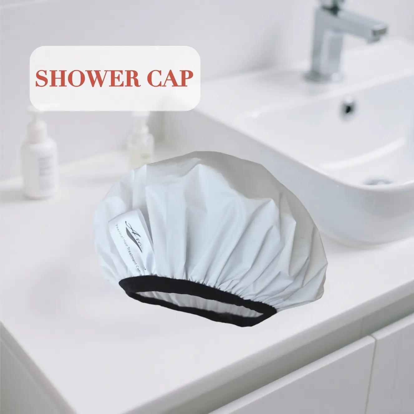 PEVA Shower Caps, Food Covers Elastic Reusable Stretch, Food Wrap, Bowl Covers for Bread Proofing 1