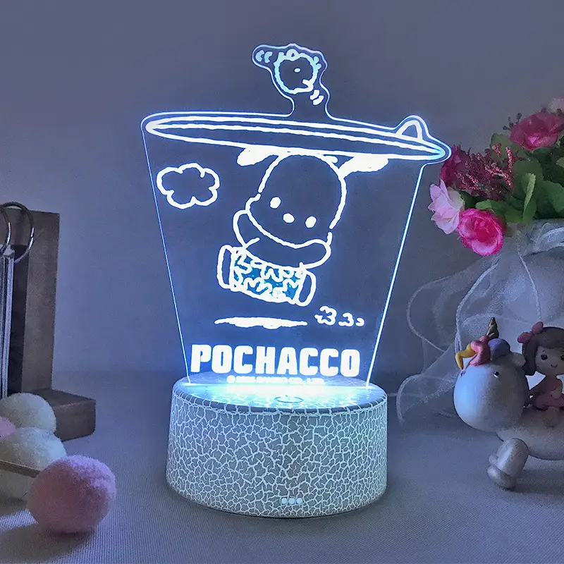 Ücretsiz Tasarım Özel Hızlı Prototipleme Sanrio Resmi Lisans Sahibi Pochacco Neon Lamba Festival Hediyesi 1