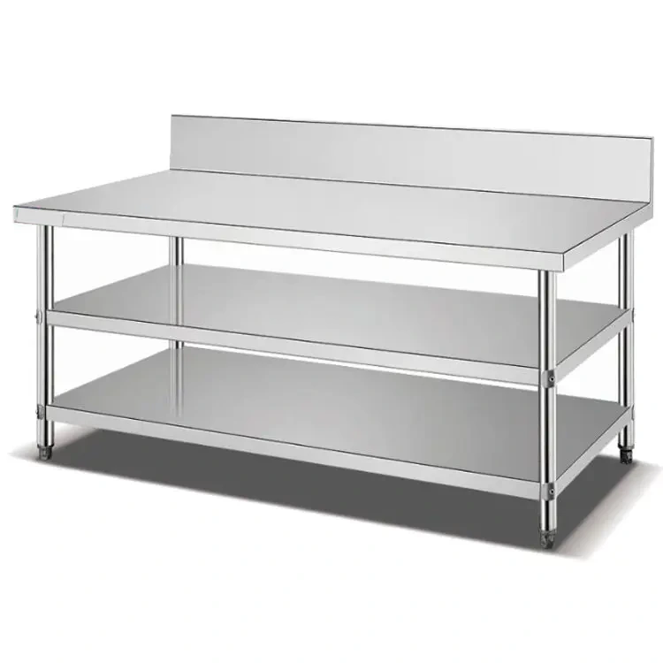 commercial stainless steel work table