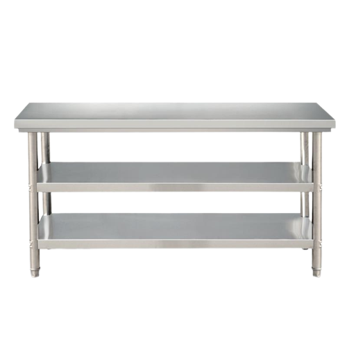 Table de travail commercial en acier inoxydable