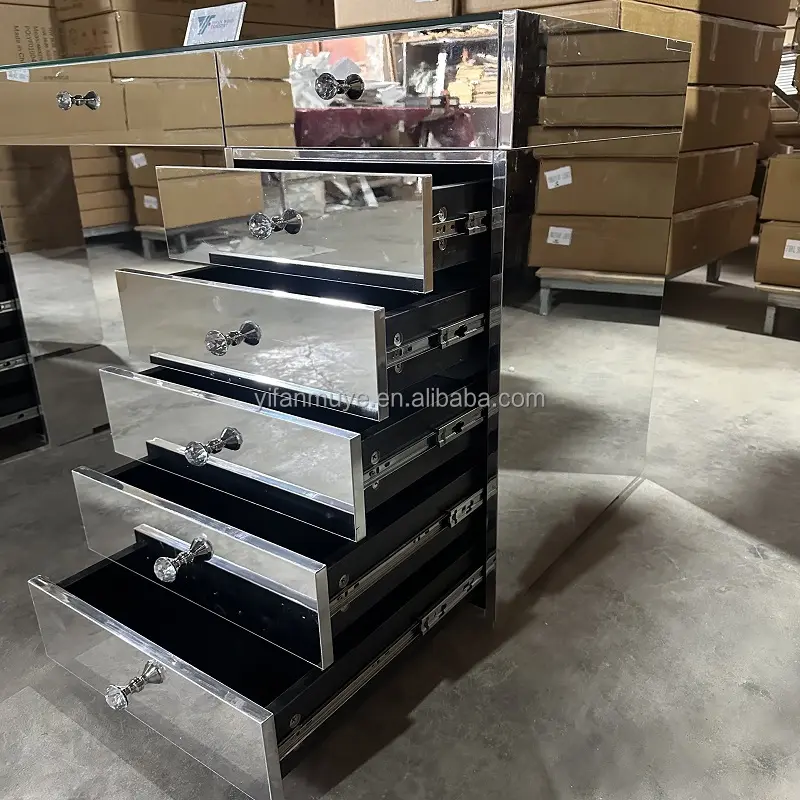 Solid Wood Vanity Dresser Bedroom Furniture Wholesale - Yifan Furniture 3