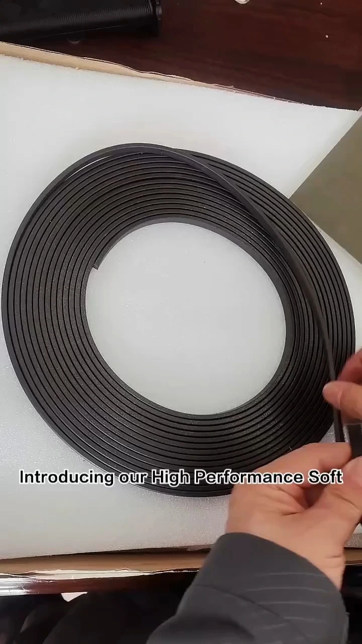 Industrielle Neodym-Gummi-Magnetplatten, weicher Rollentyp mit Biegen, Formen, Stanzen & Schweißen – beschichteter Magnet 1
