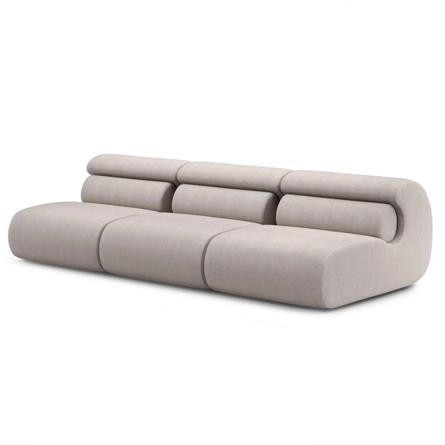 Italian minimalist modular sofa, creative modern minimalist living room fabric combination sofa 1