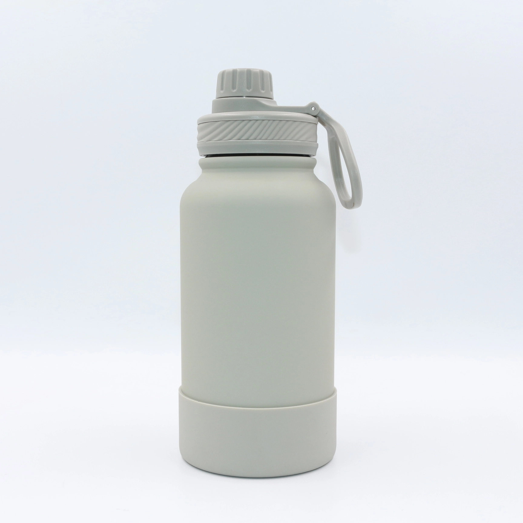 New design custom logo stainless steel vacuum bottle with handle for fitness 1