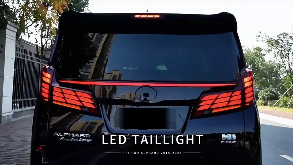 LED Tail Light Assembly Taillight for Toyota ALPHARD VELLFIRE 2015-2023 Car Rear Lamp Sequential Turn Signal Lights 1
