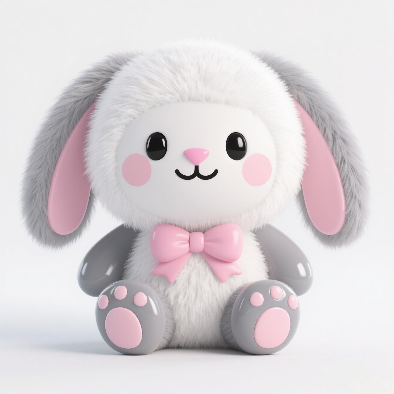 High Quality Custom Plush Rabbit Toy Action Figure Collectible as Gift 1