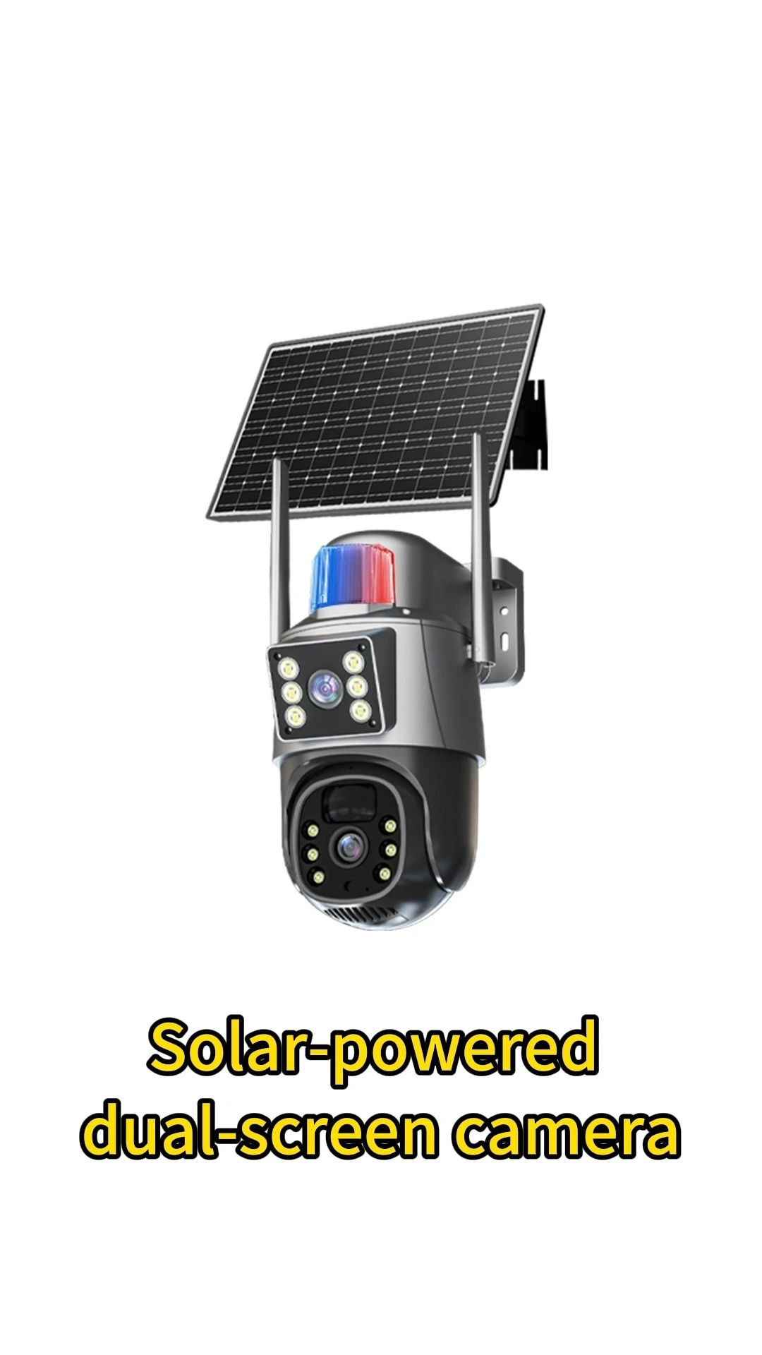 6MP Dual Lens Ubox Solar 4G Sim Card Security System Wireless Outdoor PTZ 1
