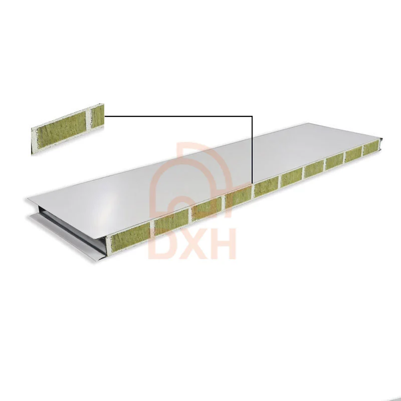 Panel Sandwic Rockwool Magnesium Kaca Hollow