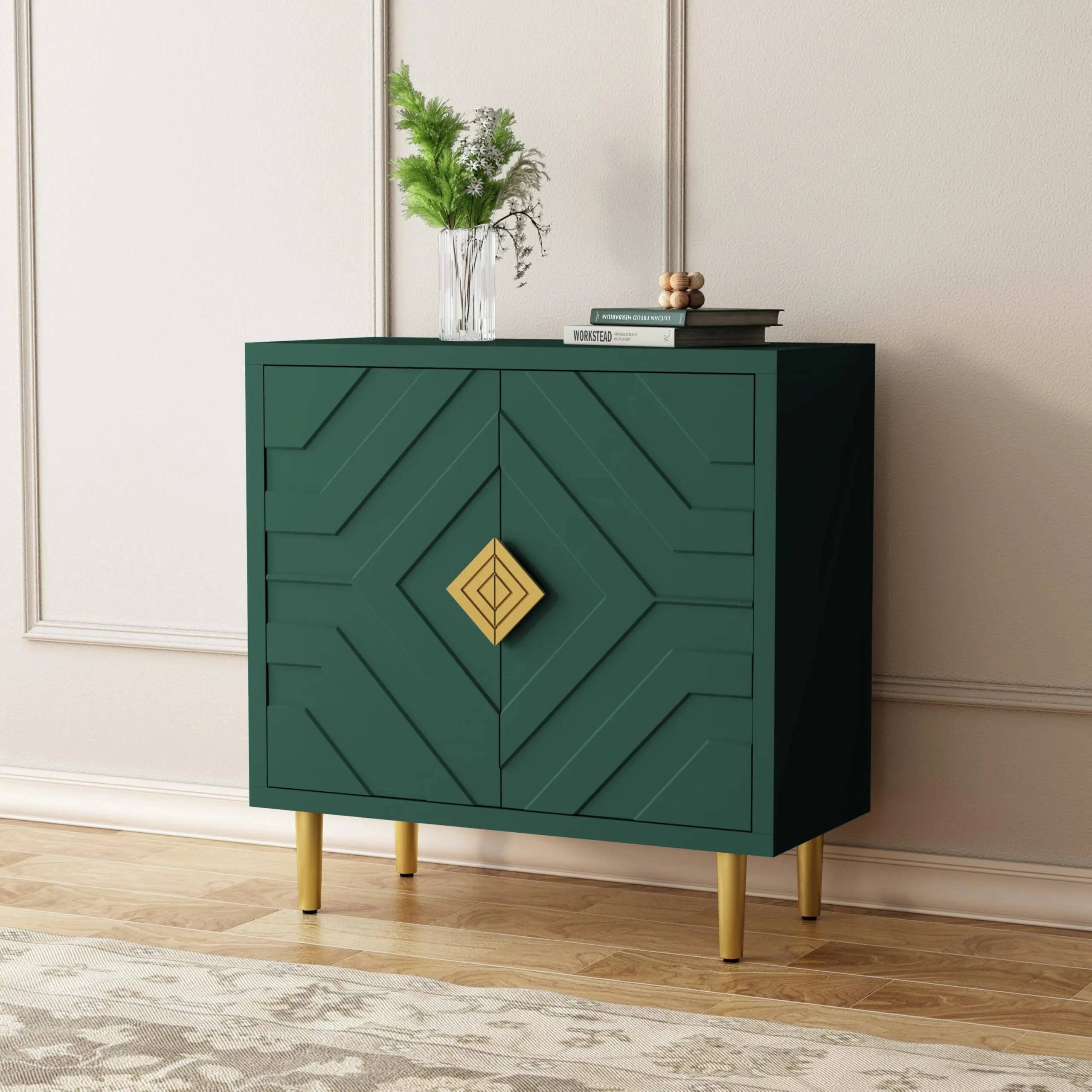 Combohome Chest of Drawers Sideboard with 2 Doors - Storage Furniture Solution 1