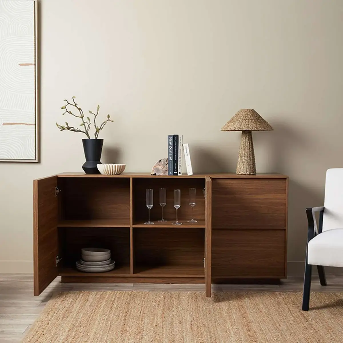 Slim Side Cabinet by Yifan Furniture 3