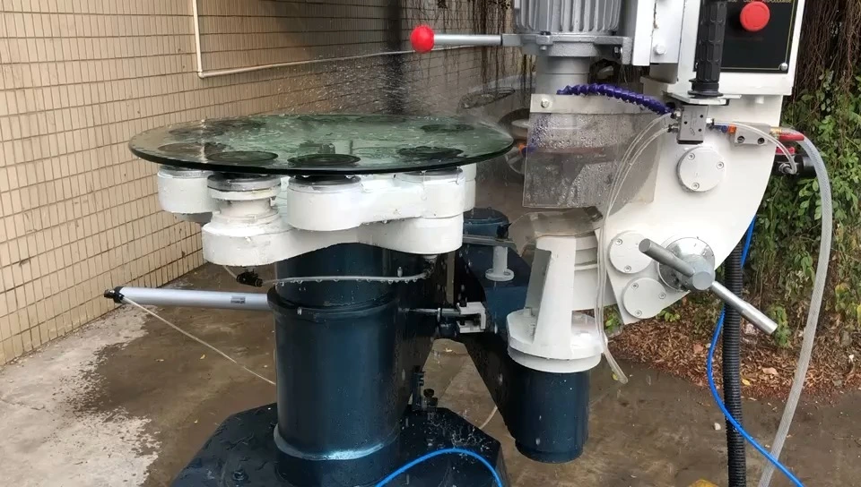 Round Glass Shaped Edging Machine Table 1